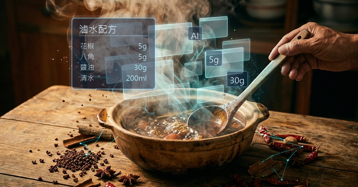 配方這種事，AI 還在幻覺，我已滷了十幾年