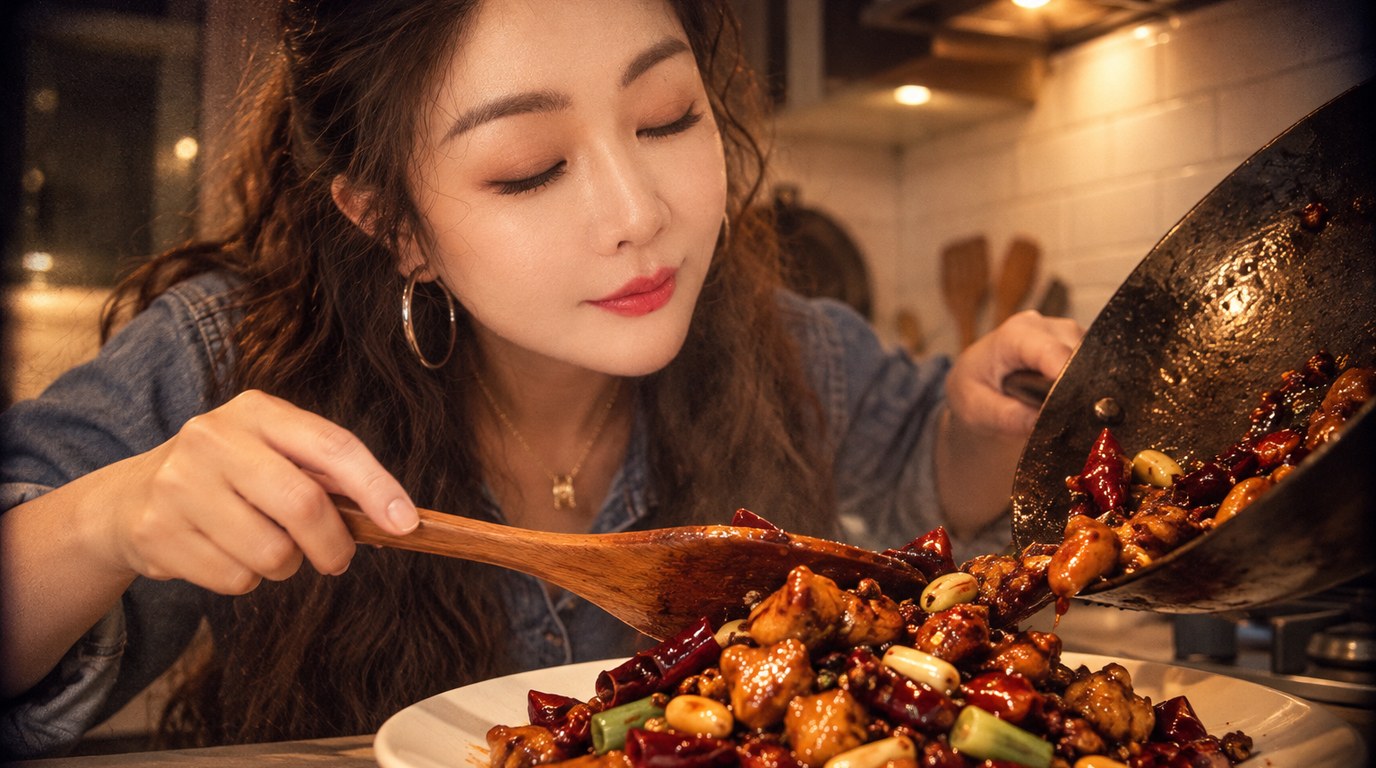 宮保雞丁怎麼做?雞丁滑嫩不柴的醃法、乾辣椒不炒焦的火候,與宮保醬汁比例