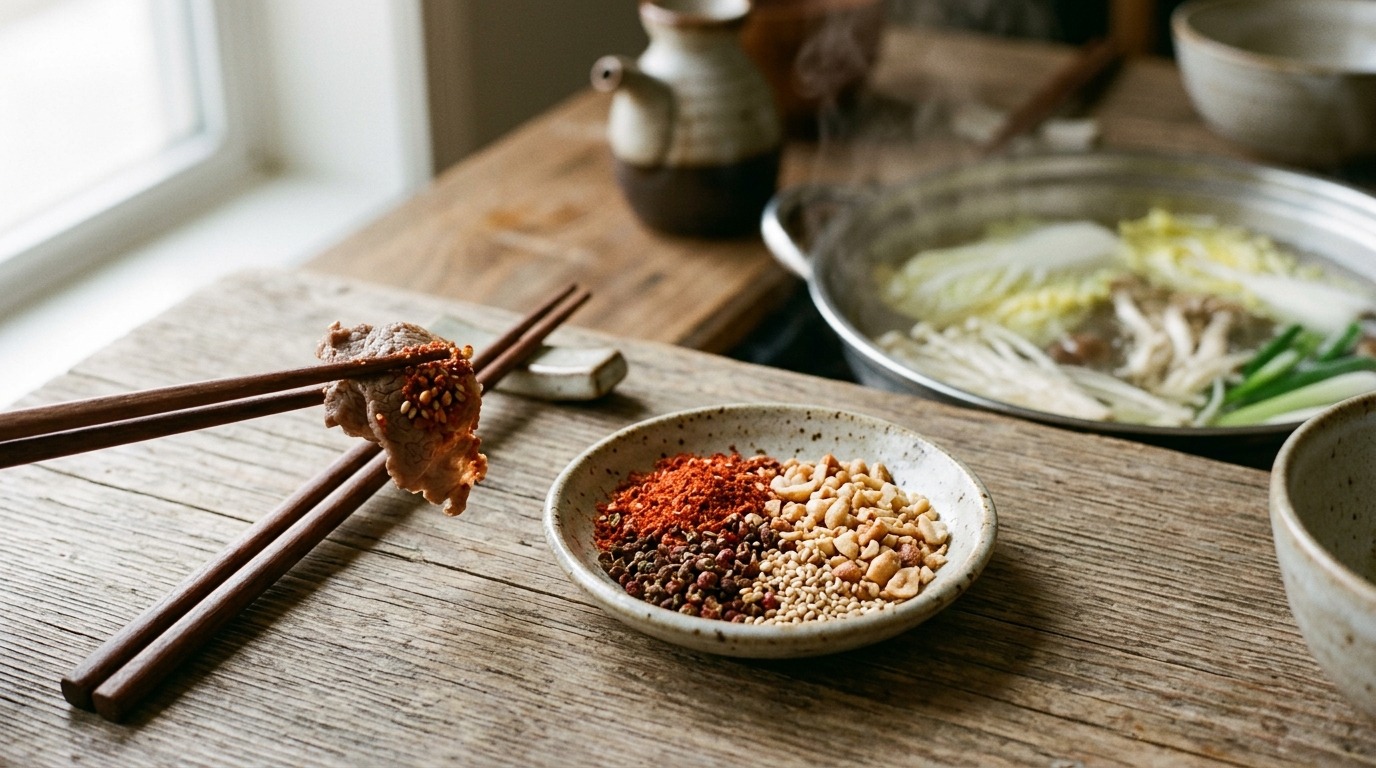 火鍋乾碟怎麼調?辣椒粉、花椒粉的比例,和它跟油碟的差別