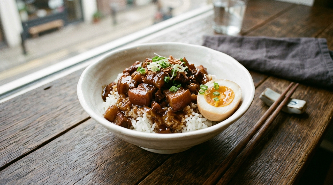 自製五花肉滷肉飯——台灣人的日常,香料讓它不平凡
