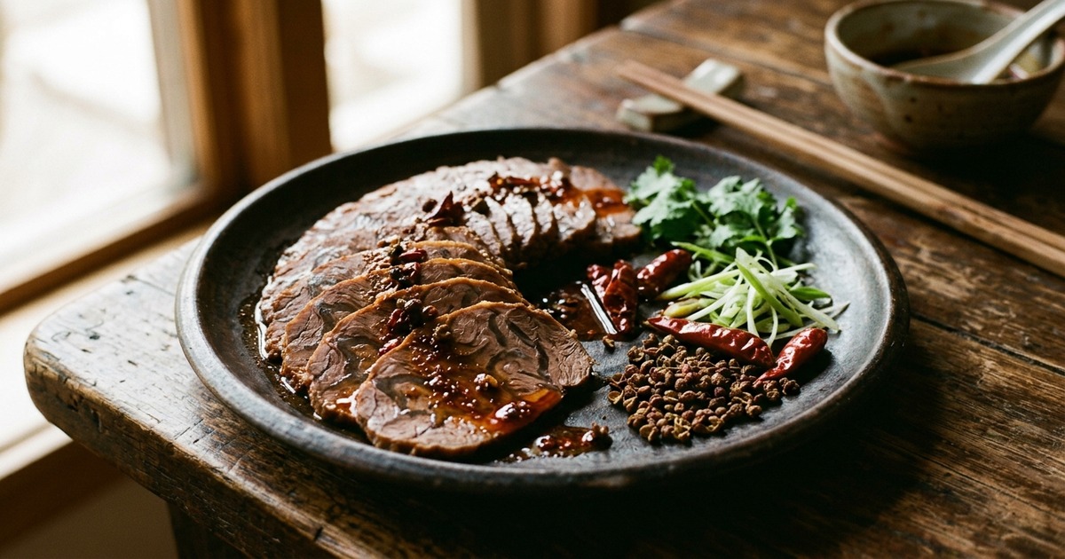 麻辣牛腱——滷牛腱的香料邏輯,讓切片漂亮又入味的秘訣
