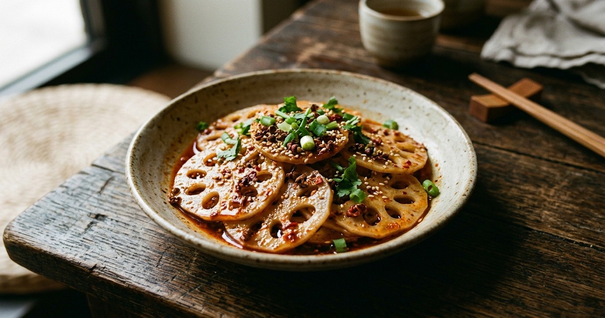 麻辣蓮藕——脆的食材遇上麻辣，根莖類涼拌為什麼這麼對