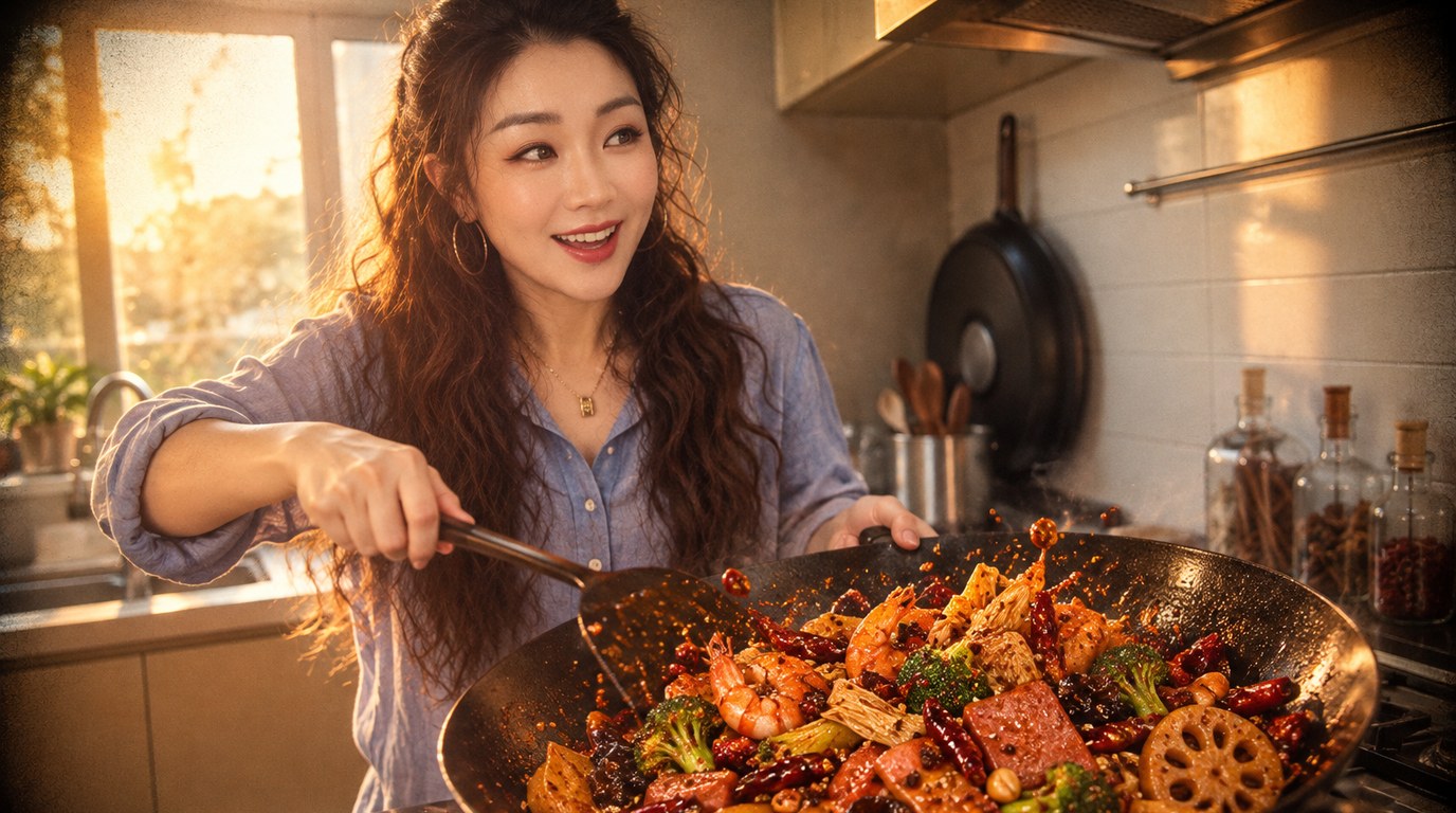 麻辣香鍋醬料怎麼調?在家炒一盤的郫縣豆瓣醬、乾辣椒、花椒份量,與食材下鍋順序