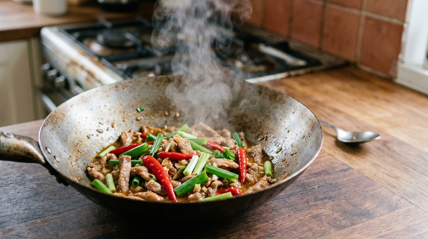 泡椒炒肉絲——酸辣爽口的台灣版本,泡椒讓這道菜活起來