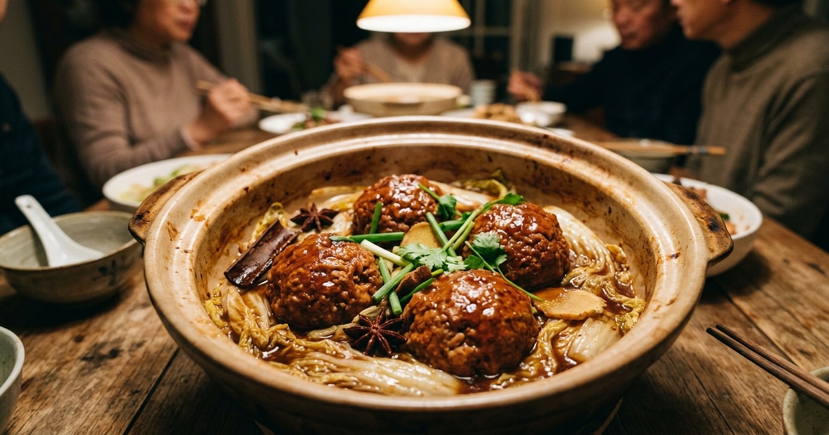 紅燒獅子頭——一位奶奶的年夜飯,和那顆圓圓的肉丸