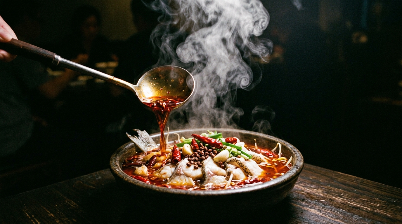 水煮魚的香料邏輯——魚肉鮮嫩的關鍵不在火候,在這幾味香料